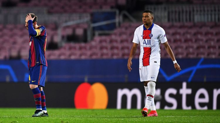 PSG FC Barcelona Mbappe Messi heute live Rückspiel