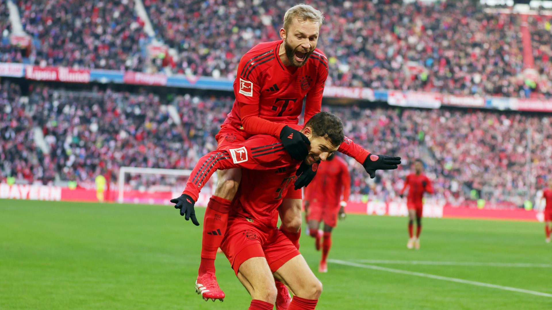 Leon Goretzka Konrad Laimer FC Bayern 2025