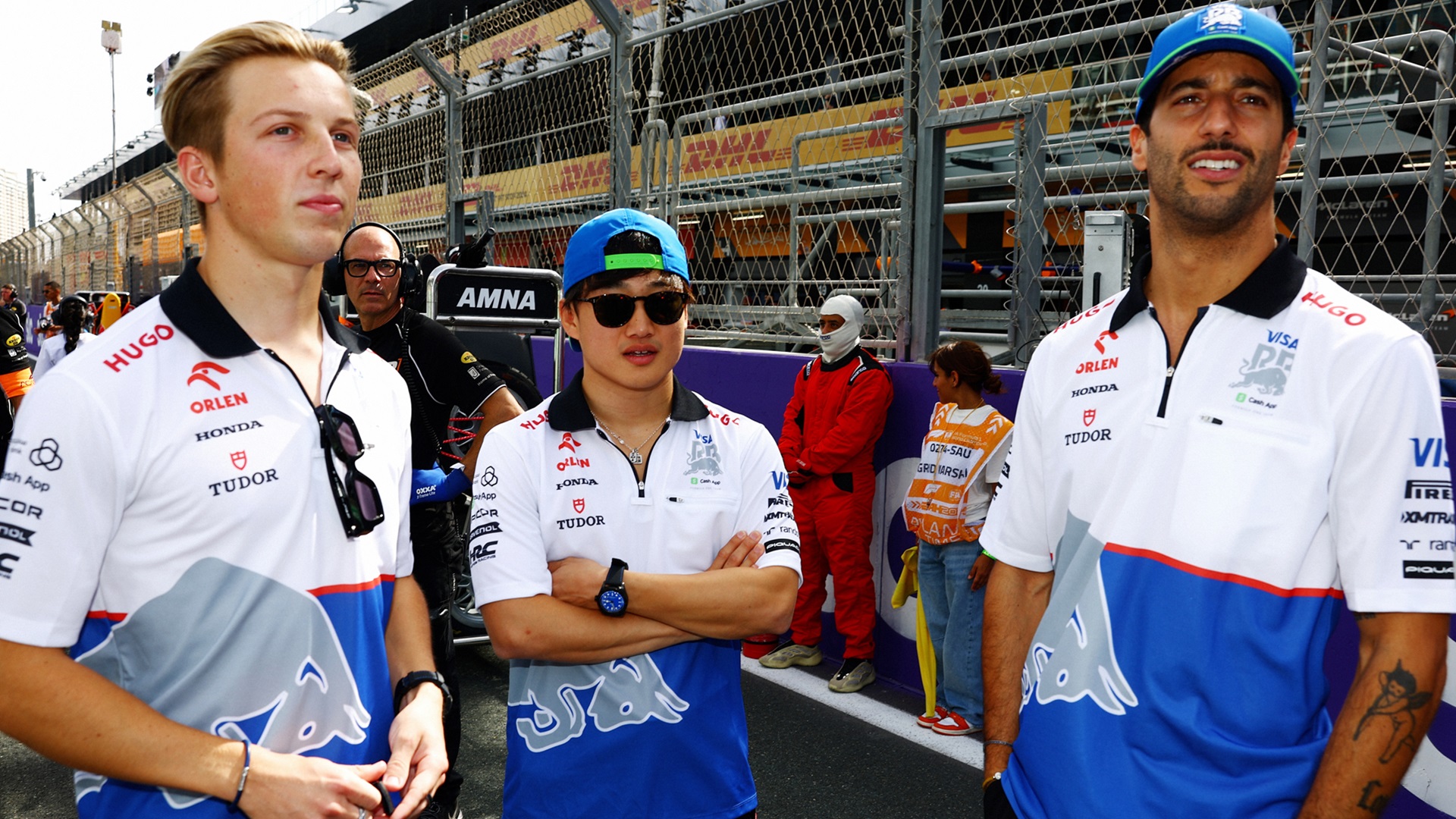 2024-07-20 Lawson Tsunoda Yuki Ricciardo Visa Cash App RB F1 Formula 1