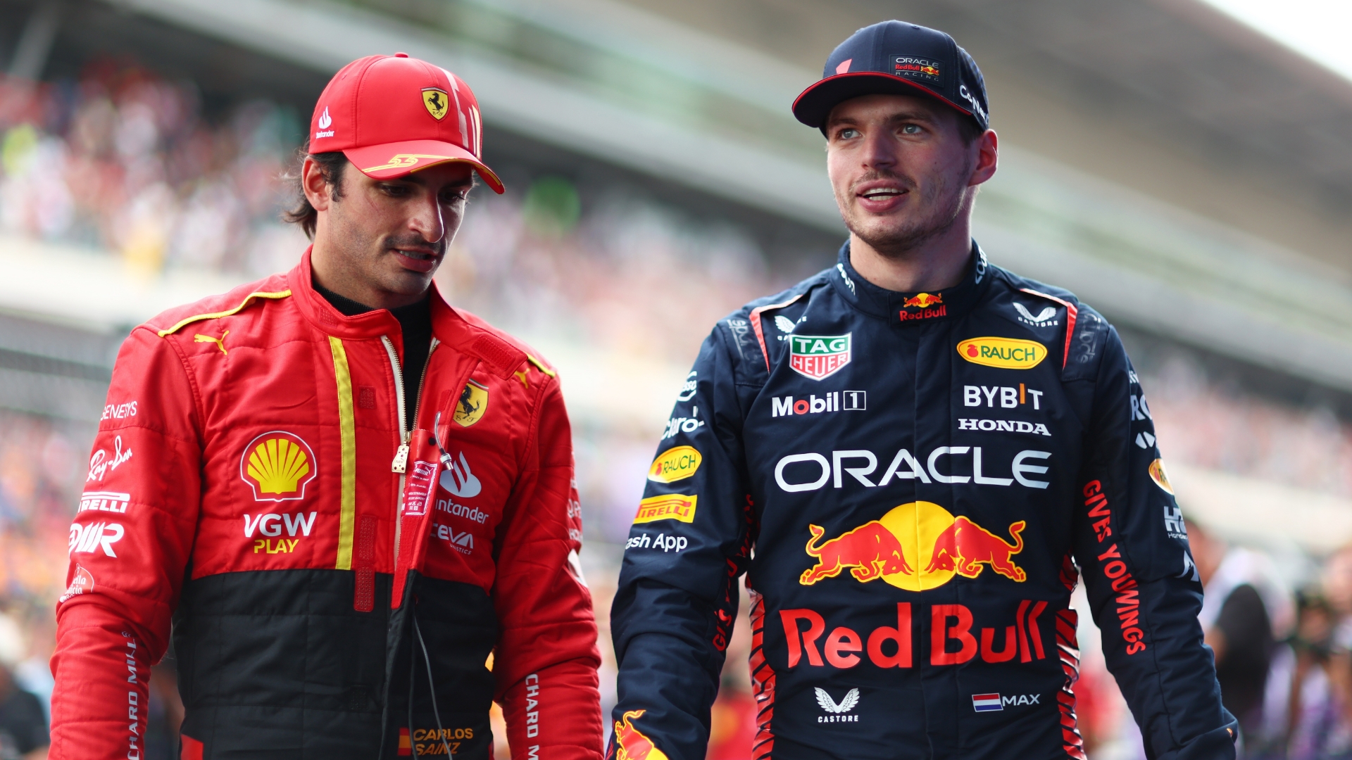 Carlos Sainz Max Verstappen