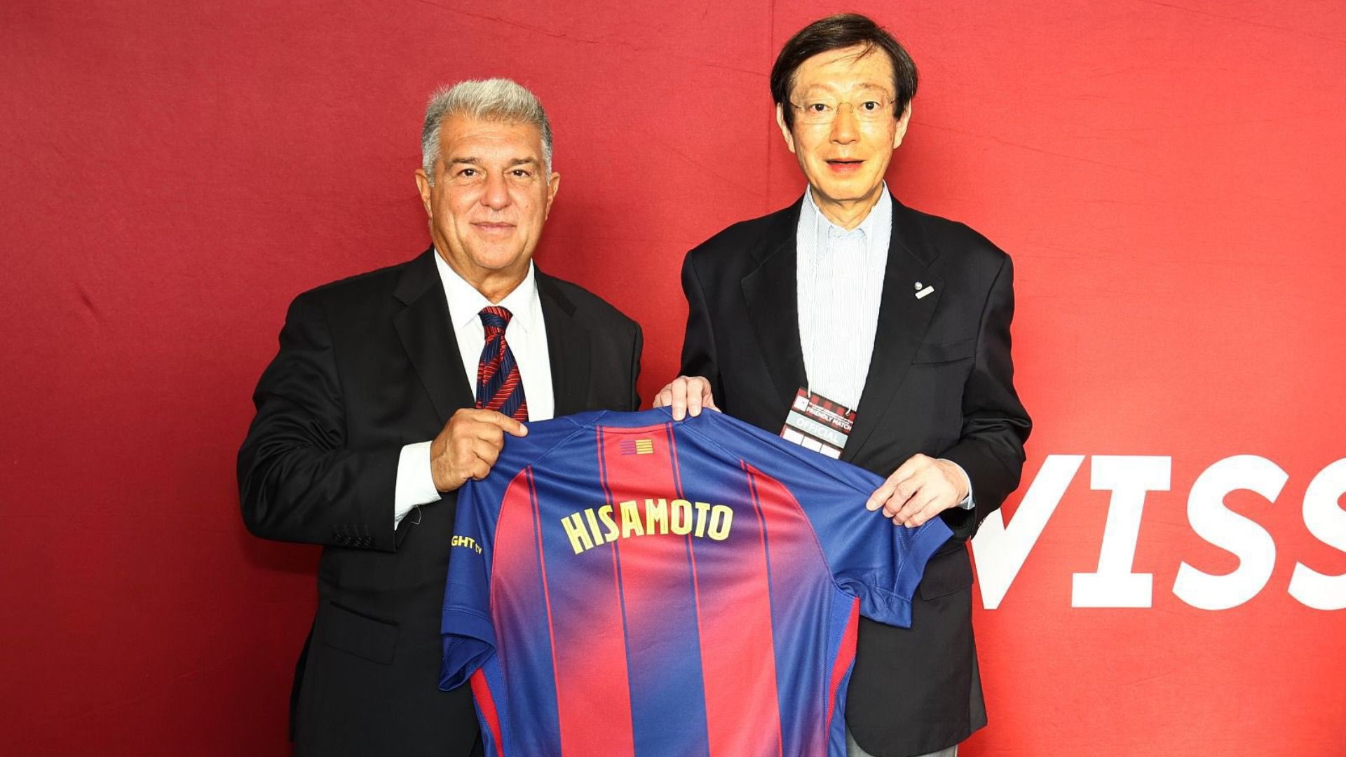 Joan Laporta, Vissel Kobe, FC Barcelona
