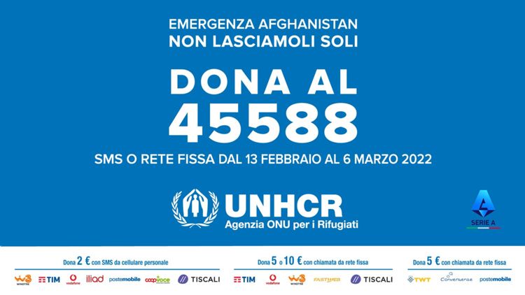Emergenza Afghanistan - Non Lasciamoli Soli - Serie A TIM