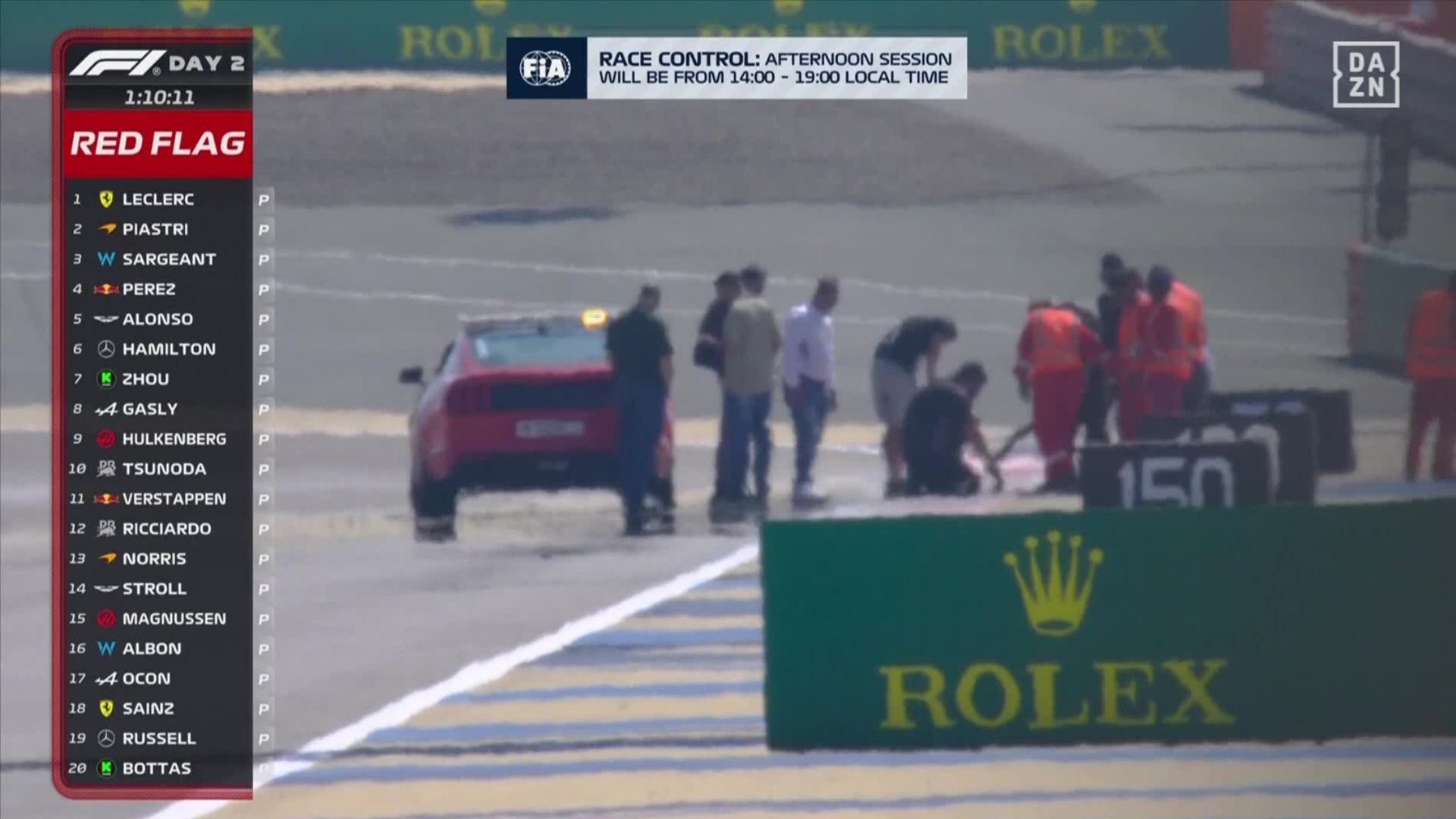 Bandera Roja test Bahréin