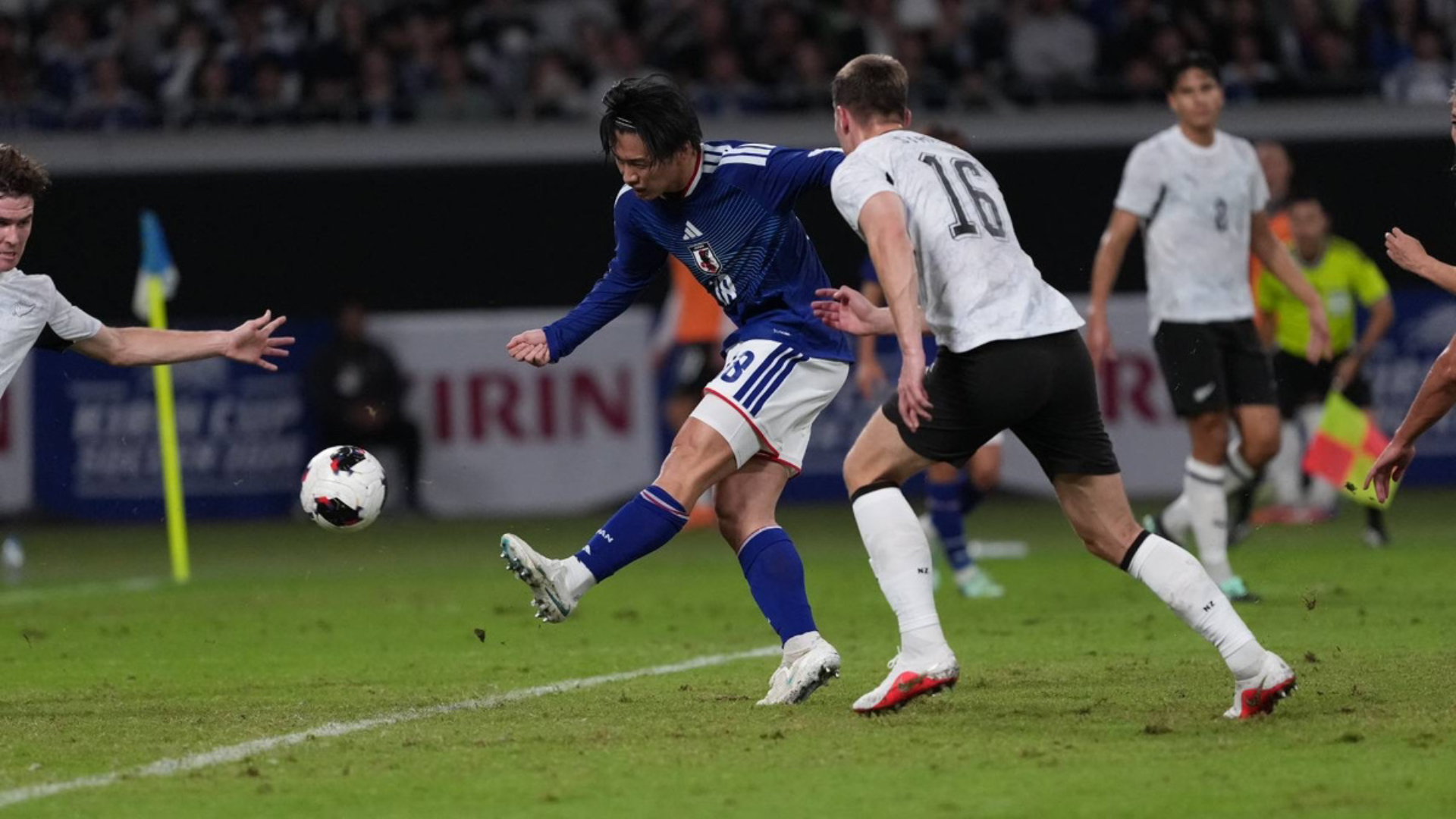 堂安律が決勝点！ニュージーランドを相手に2-1で勝ち切った日本がキリンカップを制す｜キリンカップサッカー2026 | DAZN News JP
