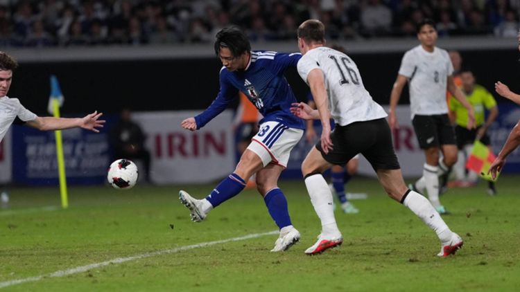 Library Upm 堂安律が決勝点!ニュージーランドを相手に2-1で勝ち切った日本がキリンカップを制す|キリンカップサッカー2026 | DAZN News JP