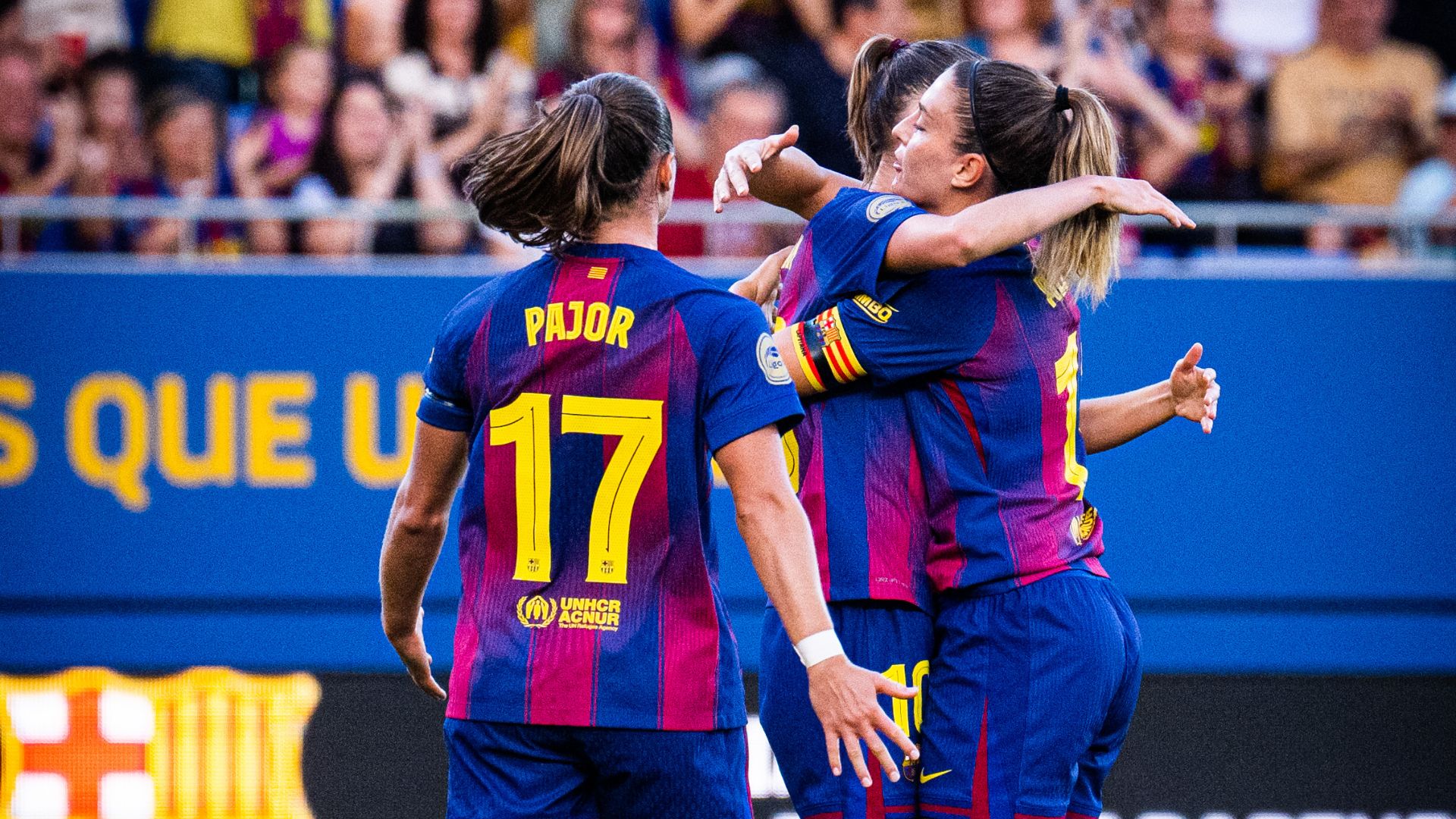 Alexia Putellas, Ewa Pajor, Graham, Barcelona