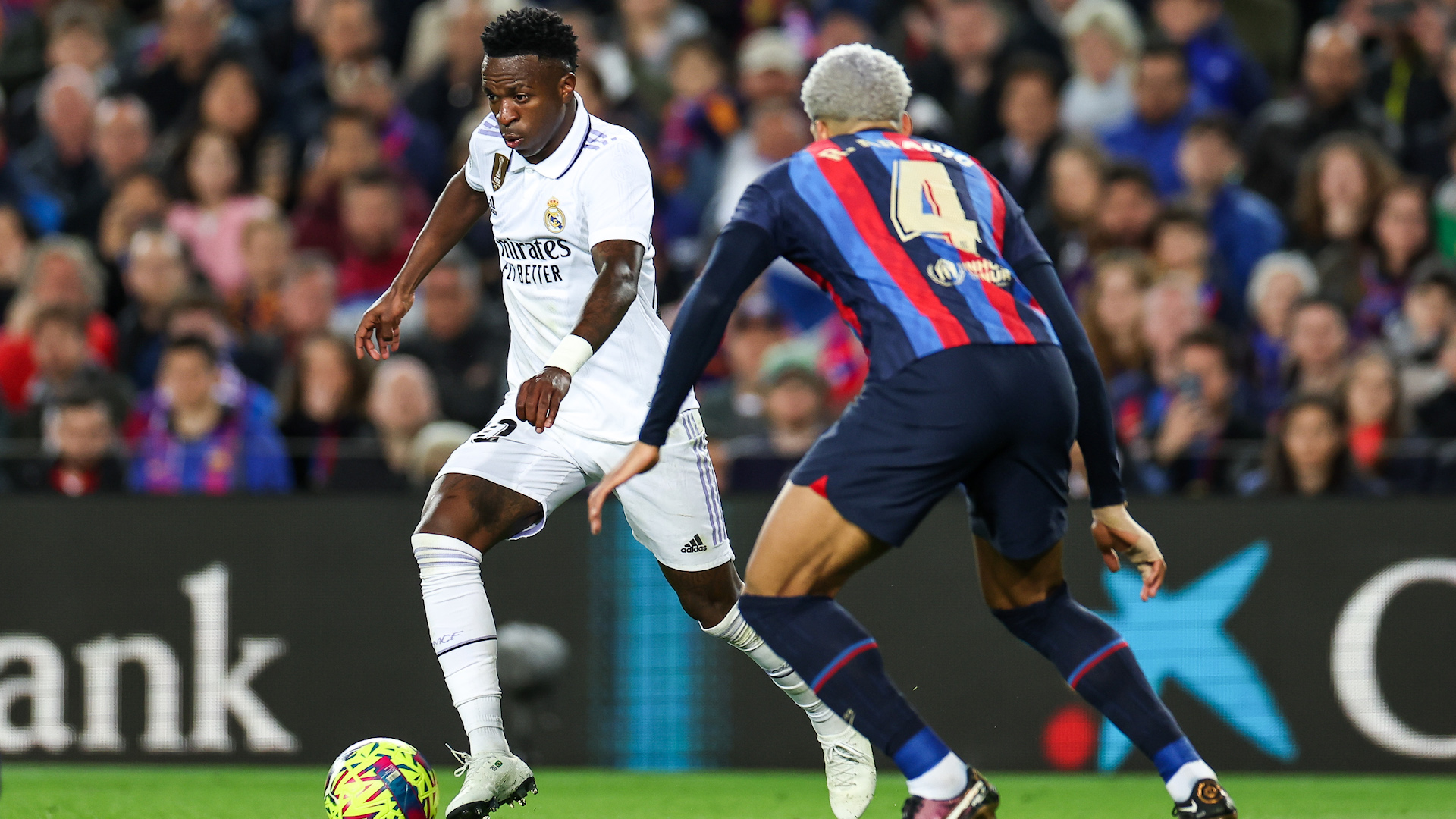Vinicius Junior, Ronald Araujo, El Clásico, FC Barcelona vs Real Madrid