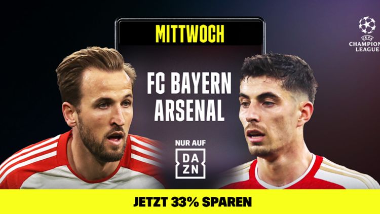 FC Bayern München Arsenal Champions League Banner 1:1 #2