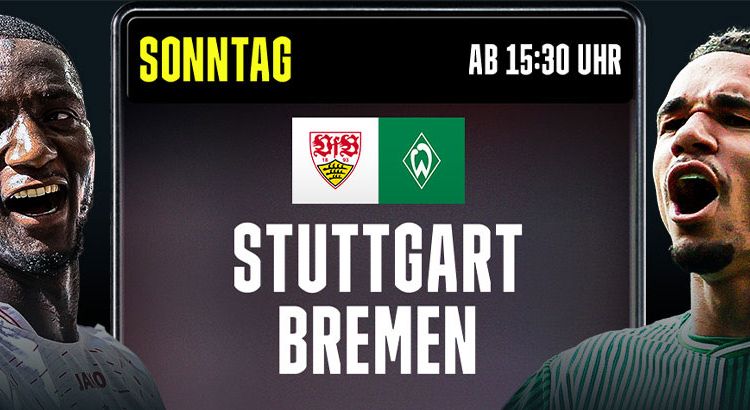 VfB Stuttgart Werder Bremen Bundesliga DAZN Banner 17042024