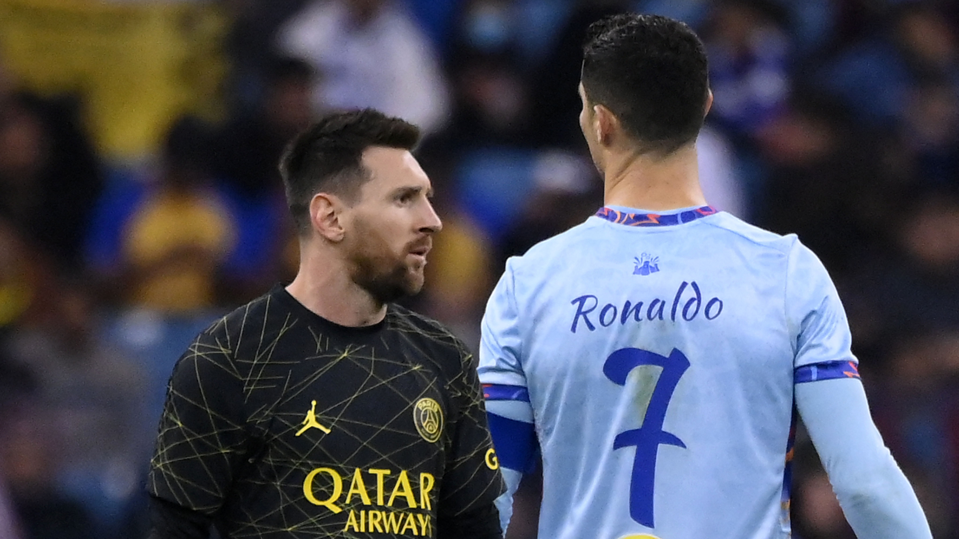 Cristiano Ronaldo y Leo Messi Al Nassr PSG