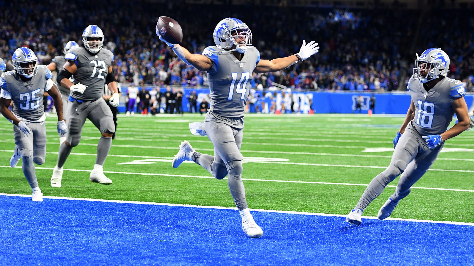 Amon-Ra St. Brown Detroit Lions Minnesota Vikings NFL 05122021