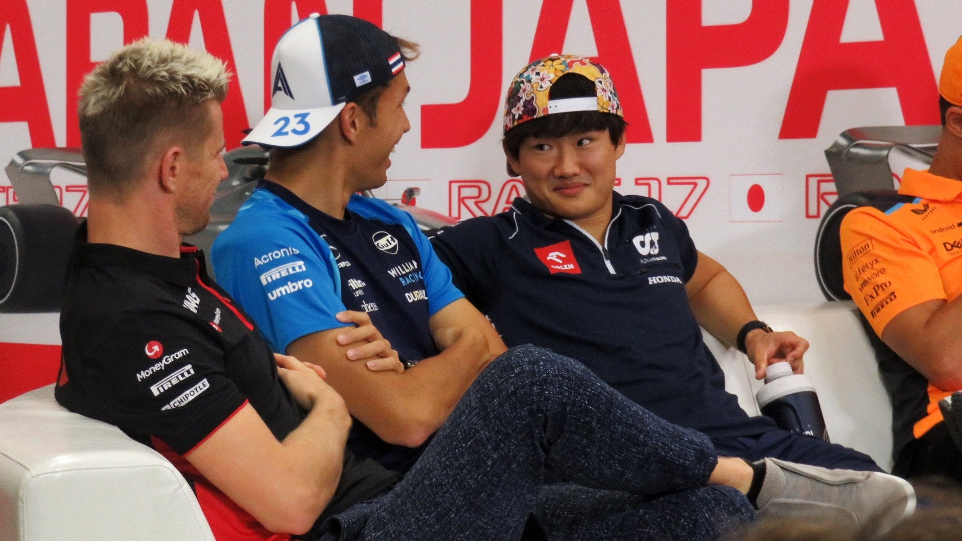 2023-09-21 Tsunoda Yuki Albon Hulkenberg F1 Formula 1