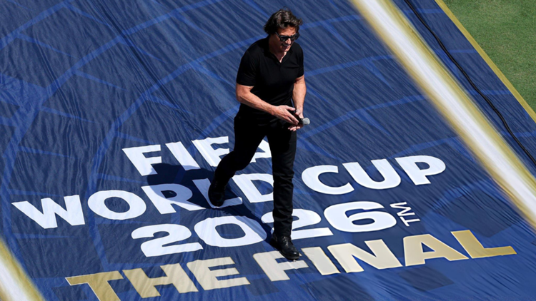 El épico discurso de Tom Cruise en la final del Mundial digno de un ...