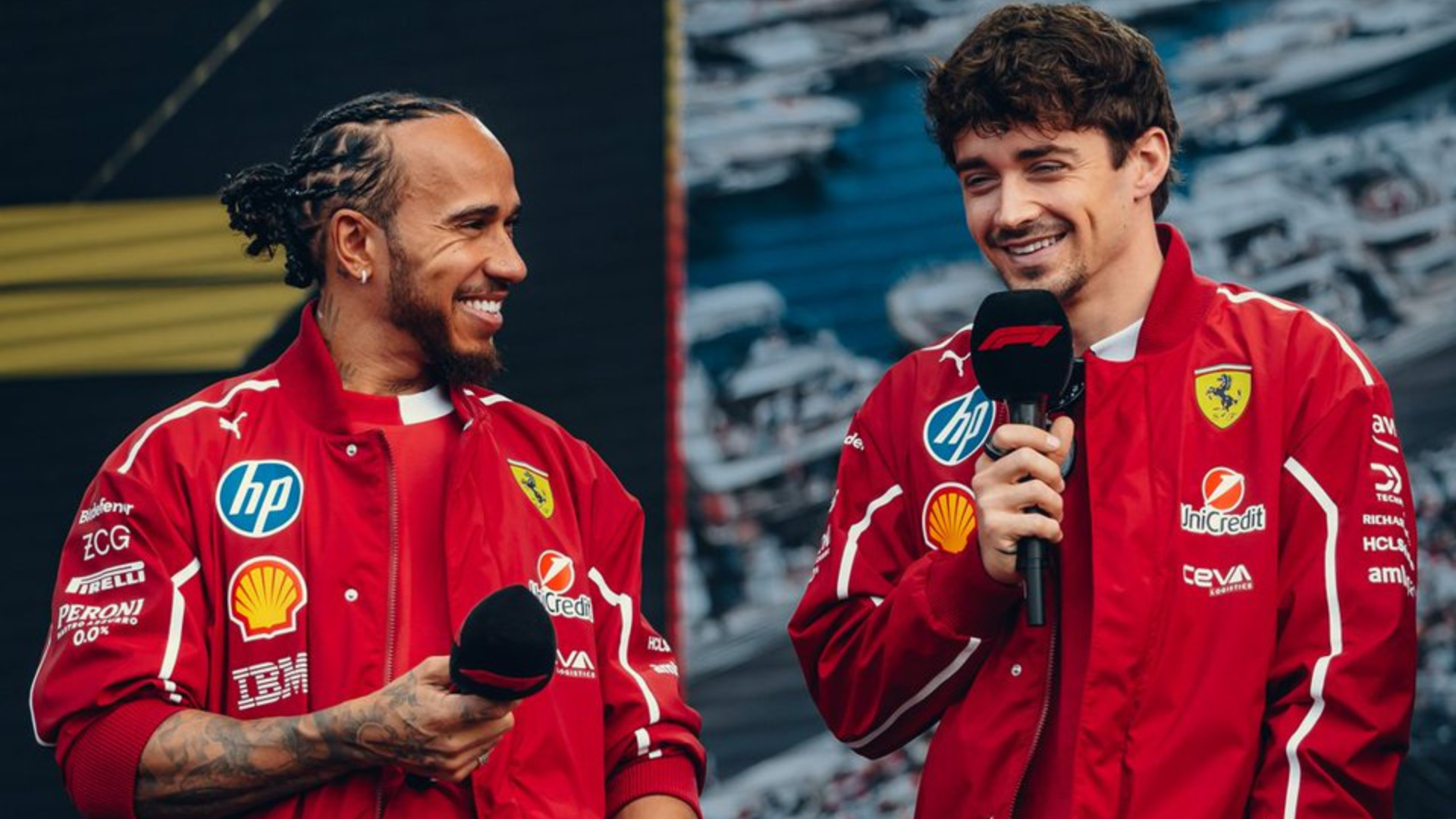 Lewis Hamilton Charles Leclerc Ferrari F1 2025
