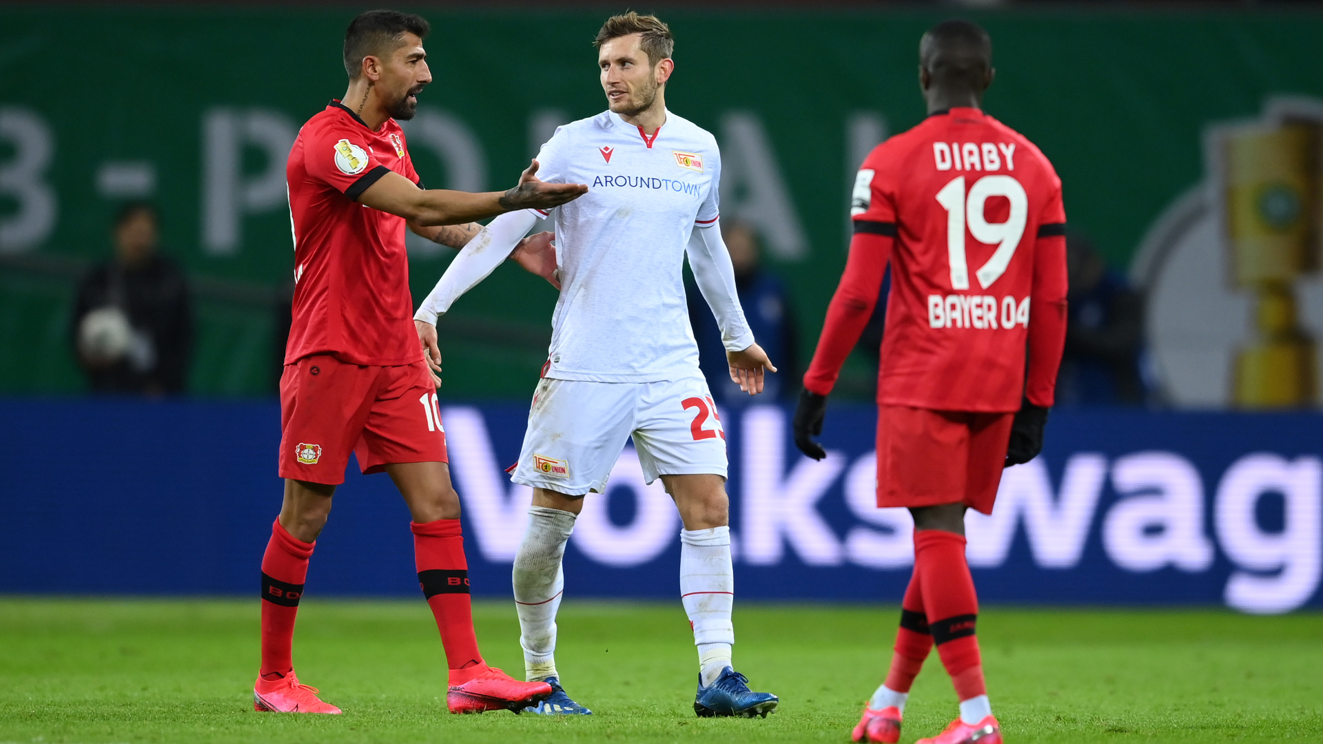 ONLY GER Bayer Leverkusen Union Berlin DFB-Pokal Kerem Demirbay Moussa Diaby Christopher Lenz 04032020