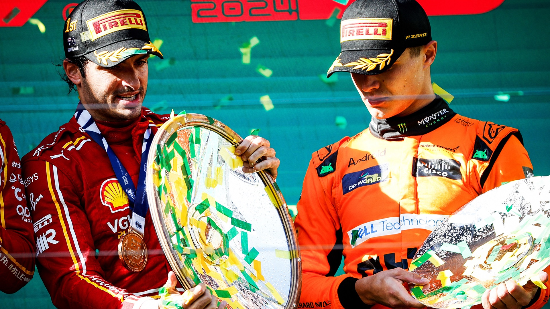 2024-03-27 Sainz Norris F1 Formula 1