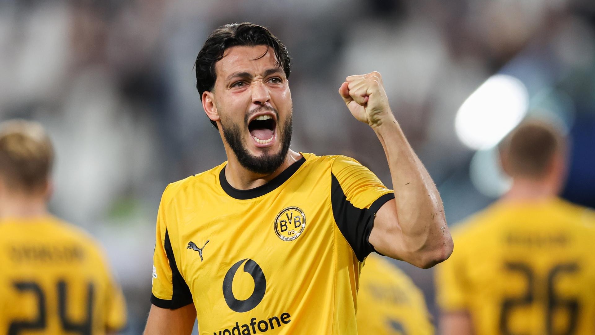 Ramy Bensebaini Borussia Dortmund DFB-Pokal 2025