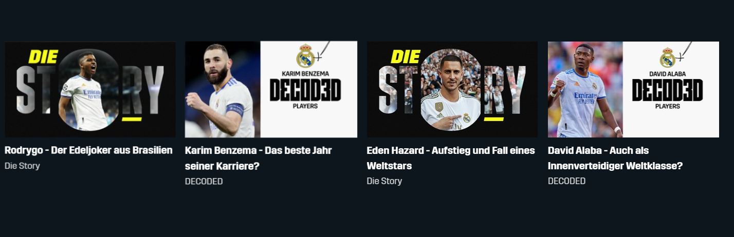 DAZN Content Real Madrid