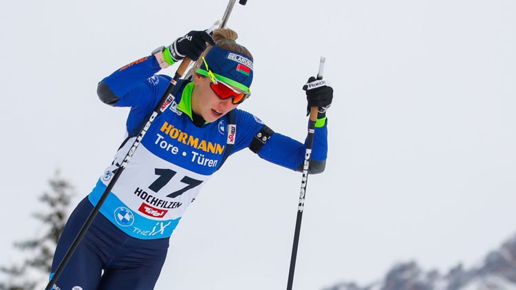 Hanna Sola Biathlon Weltcup Hochfilzen 10122021