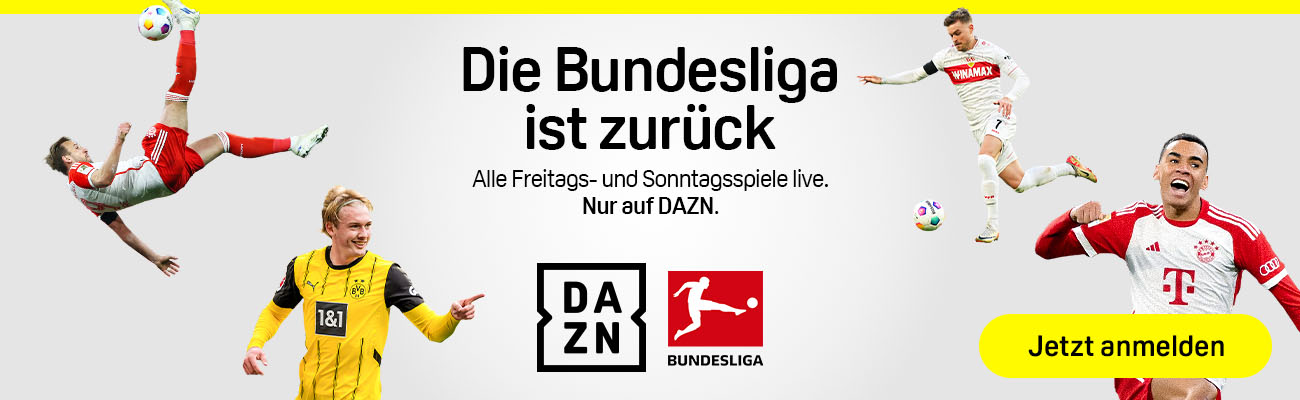 DAZN Bundesliga Banner Season Start 2024