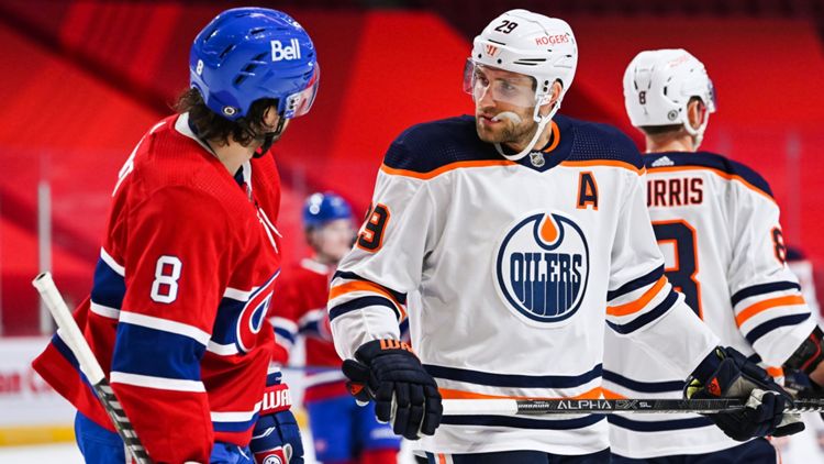 Edmonton Oilers Leon Draisaitl Montreal Canadiens Ben Chiarot 120521
