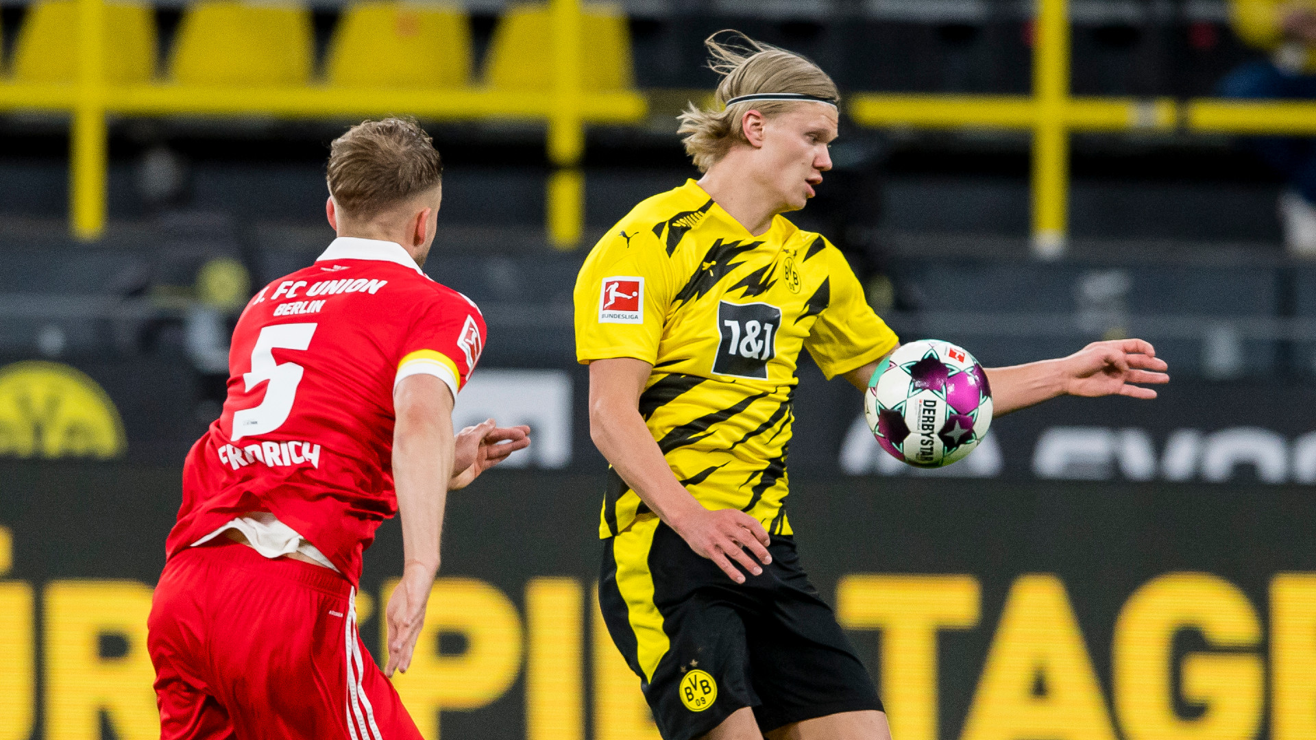 Erling Haaland Marvin Friedrich BVB Borussia Dortmund Union Berlin