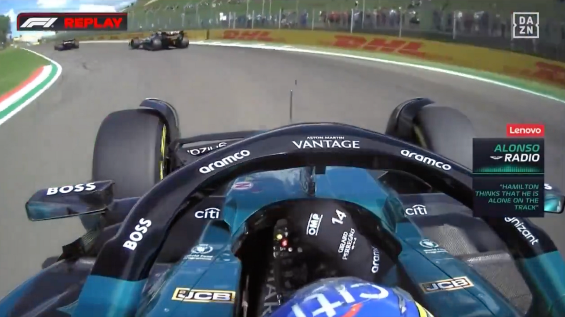 Hamilton, Alonso, GP Emilia Romagna