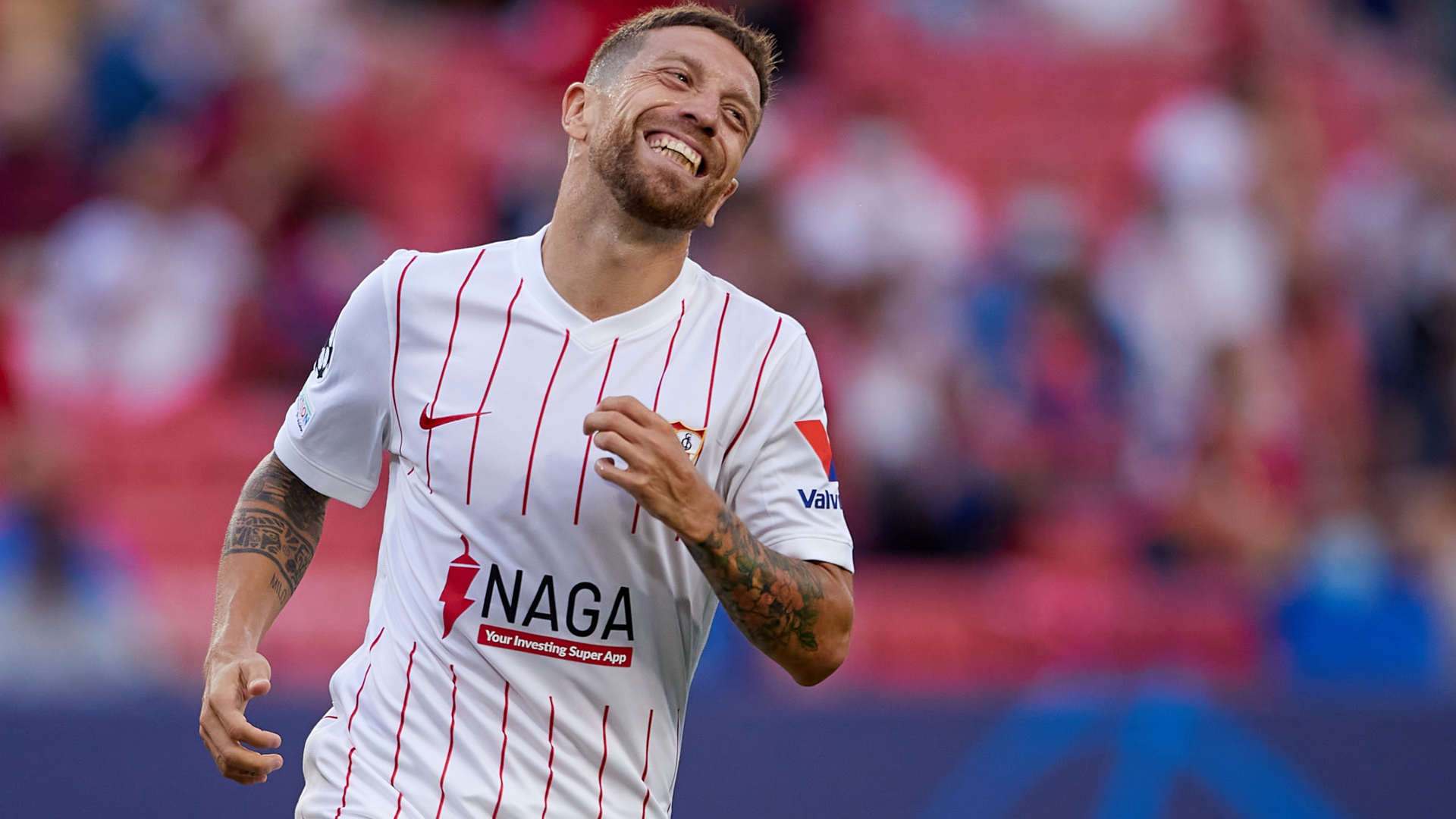 Papu Gomez in Siviglia-Valencia