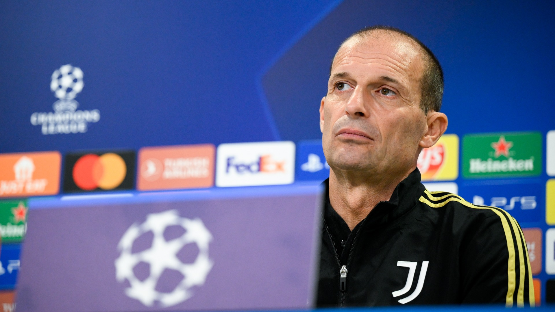 Massimiliano Allegri conferenza Champions Juventus