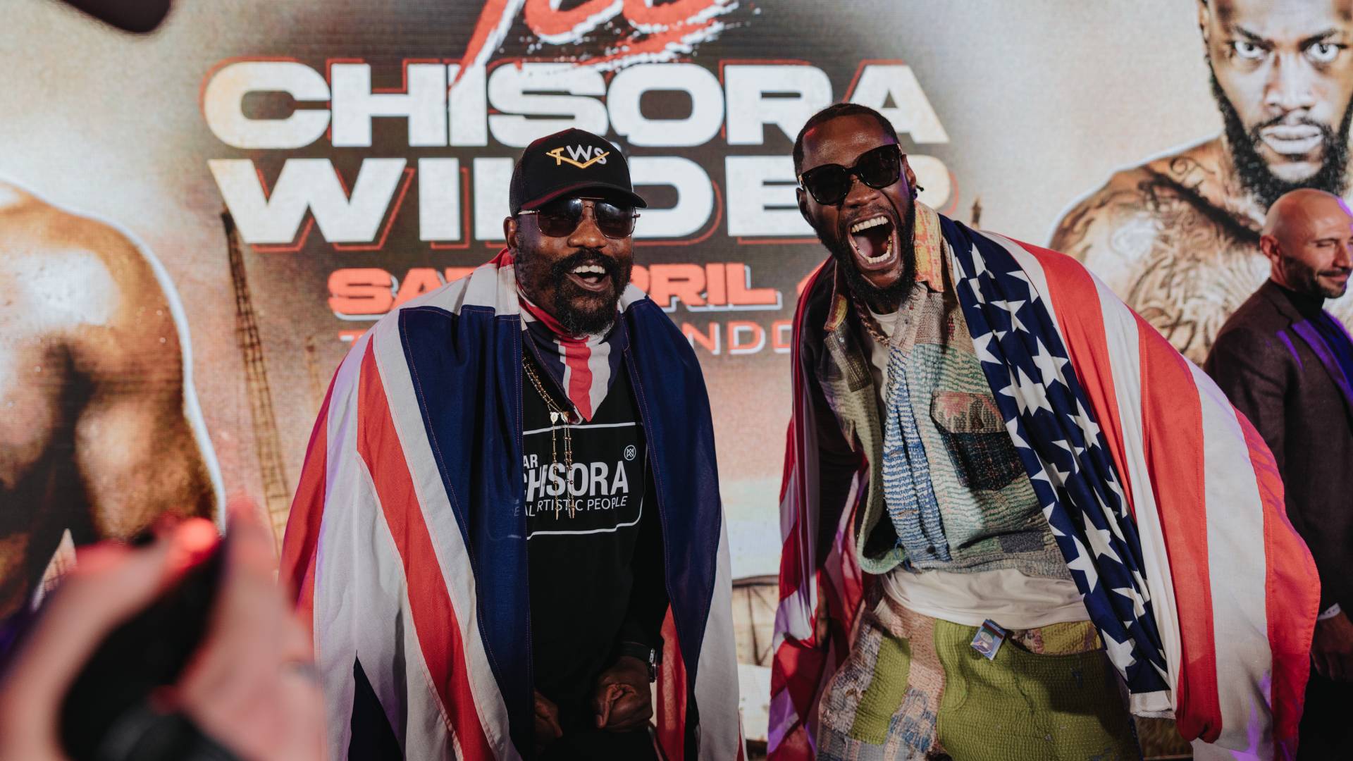 Chisora and Wilder at launch press conference_04022026