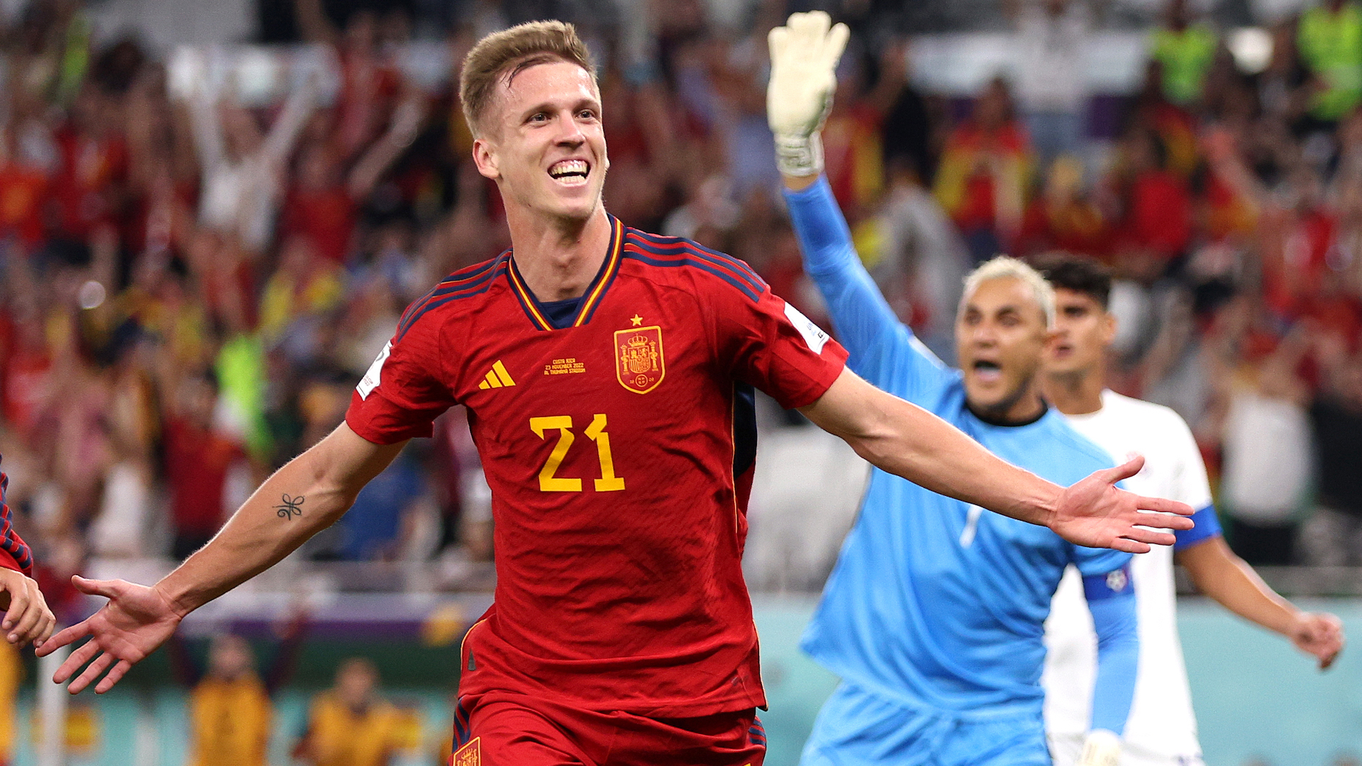 Dani Olmo, España vs Costa Rica, Mundial Qatar 2022