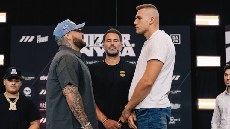 What time is Andy Ruiz vs. Damian Knyba? Ringwalk times for each fight in New Jersey