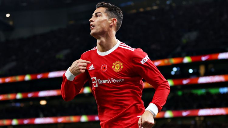 Cristiano Ronaldo, Tottenham vs Manchester United, Premier League 2021/22