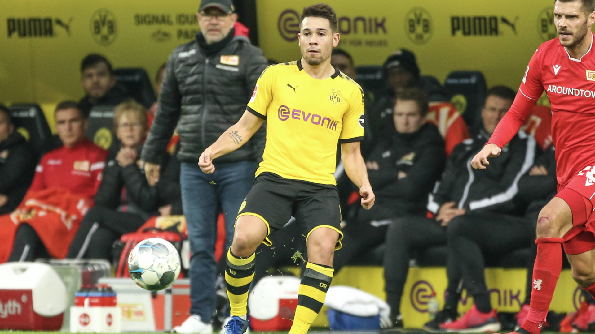 ONLY GERMANY BVB Union Berlin Raphael Guerreiro Urs Fischer 01022020