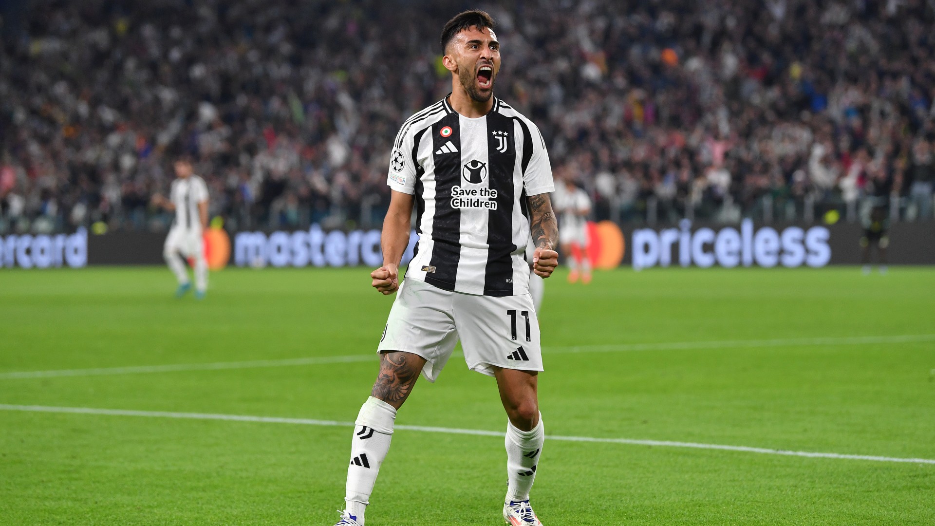 Juventus Nicolas Gonzalez Champions League 181024