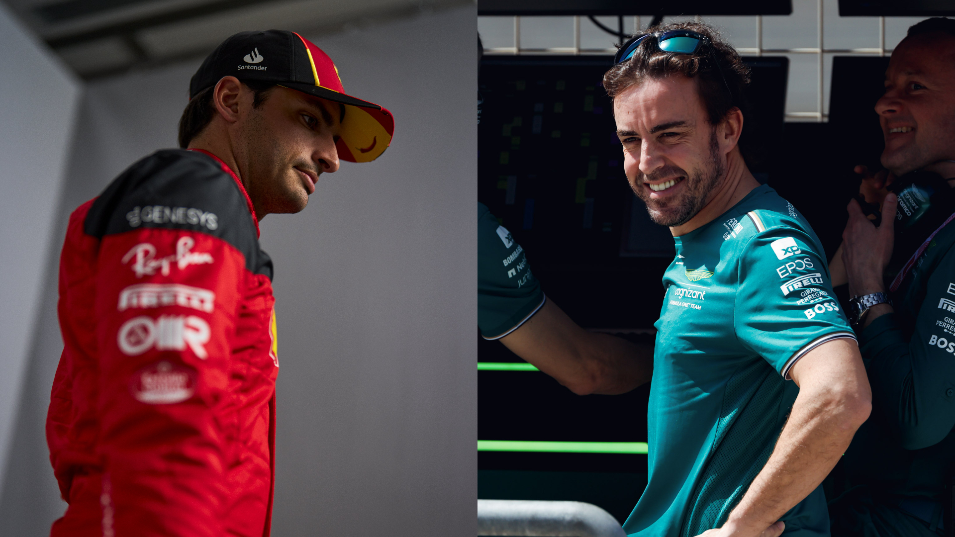 Carlos Sainz, Fernando Alonso, Ferrari, Aston Martin, Fórmula 1, F1