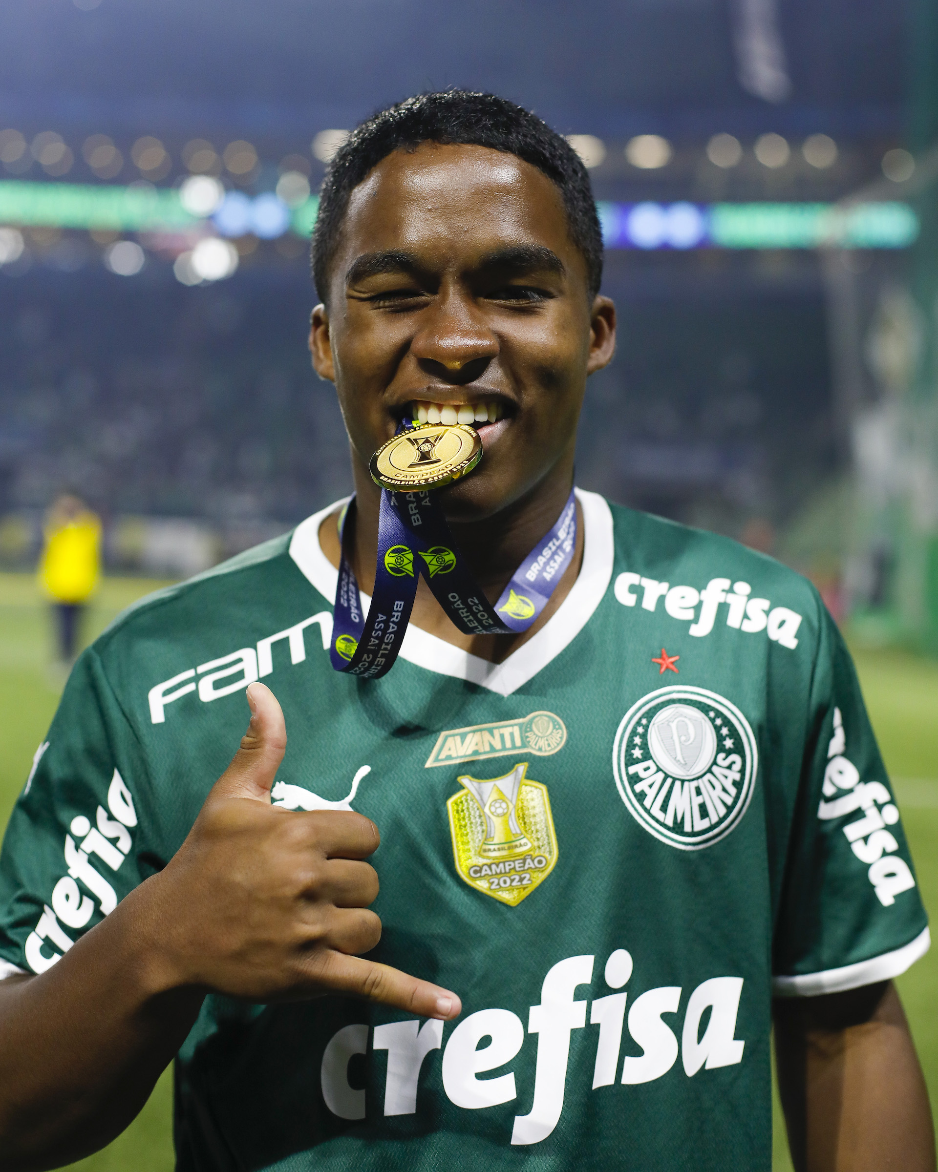 Endrick, Palmeiras, Brasil