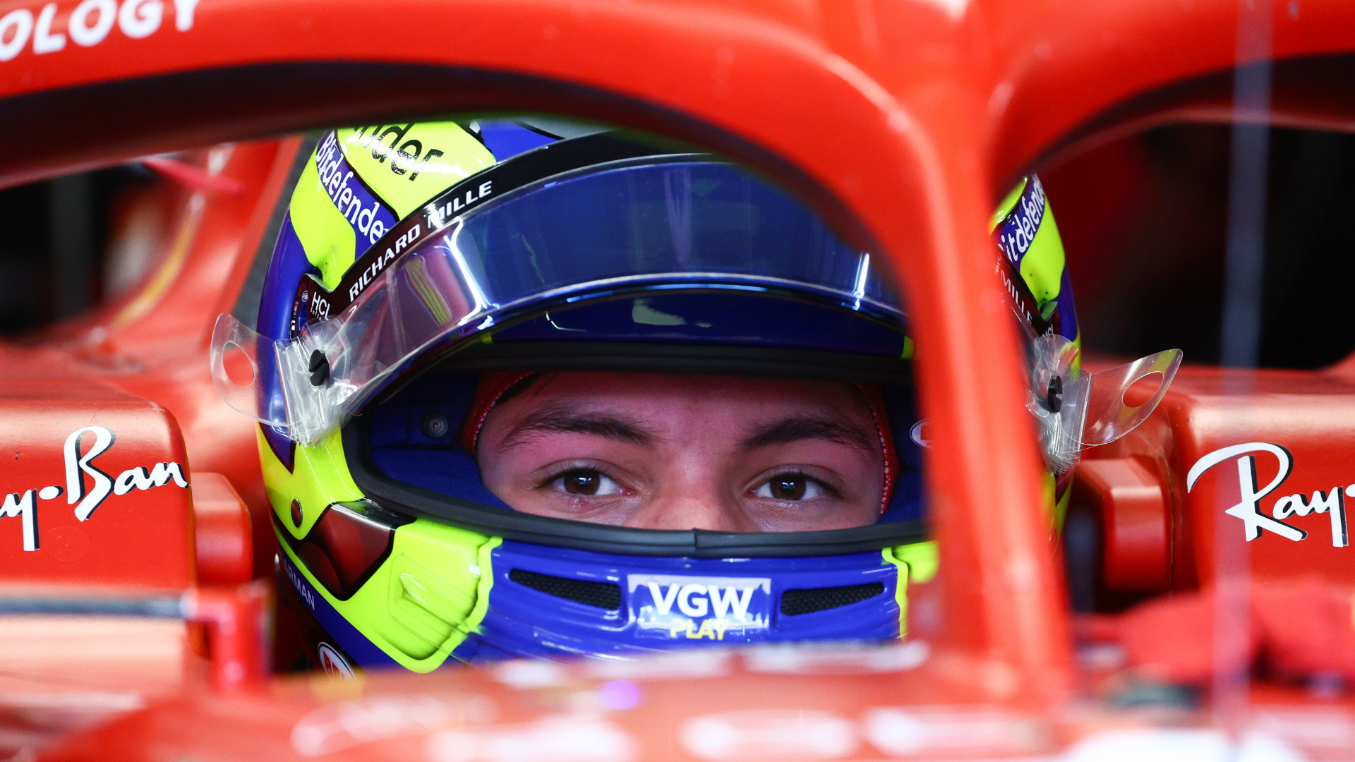 Oliver Bearman Ferrari 2024