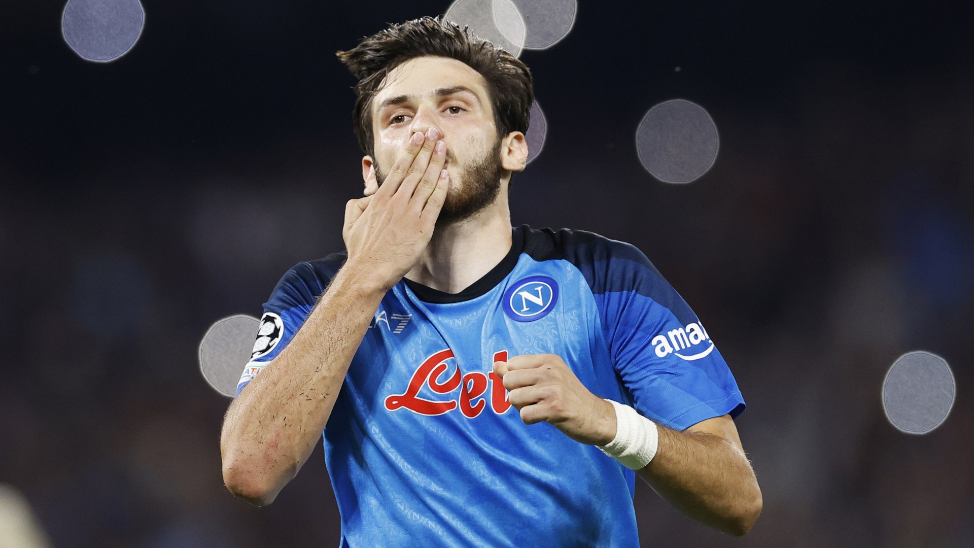 Kvaratskhelia Champions League Napoli Ajax