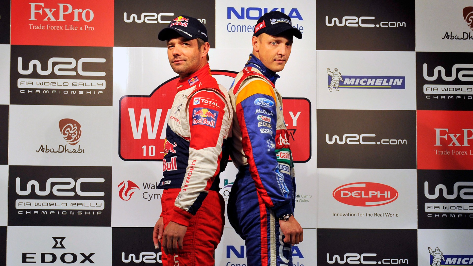Sebastien Loeb and Mikko Hirvonen