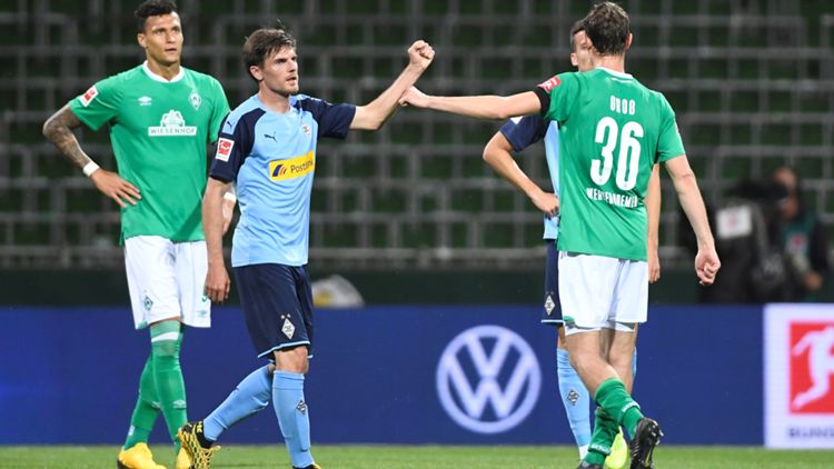 ONLY GER Bundesliga Werder Bremen Borussa Mönchengladbach Jonas Hofmann Christian Groß 26052020