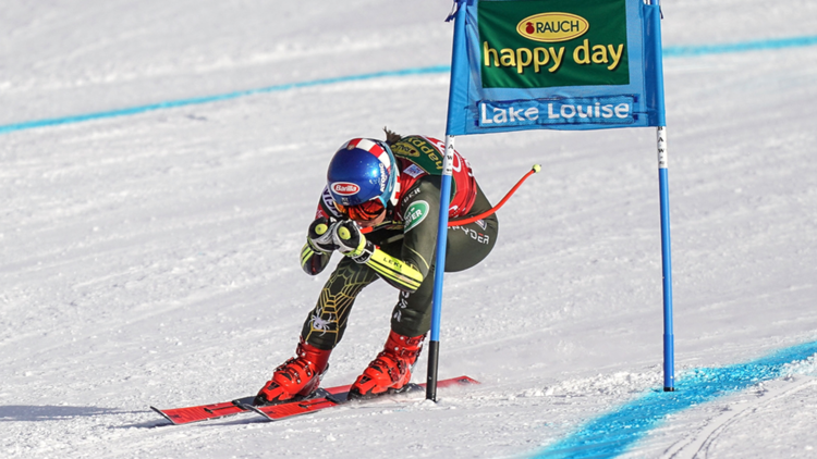Mikaela Shiffrin Super G Damen Lake Louise FIS Ski World Cup 8122019