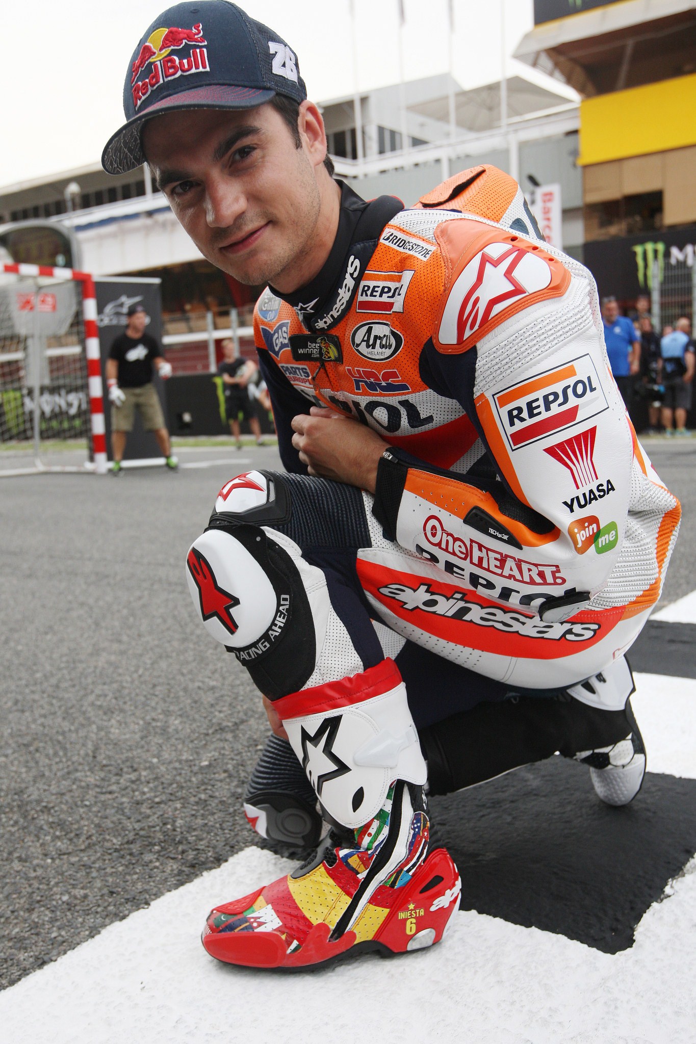 Dani Pedrosa, MotoGP, Repsol Honda Team, Andrés Iniesta