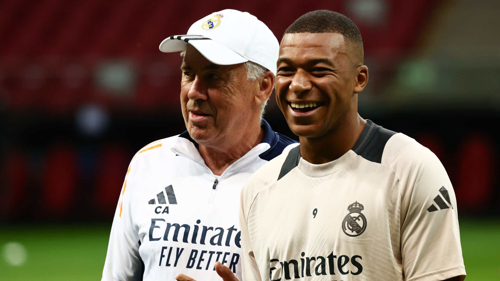 Kylian Mbappe Carlo Ancelotti Real Madrid 2024
