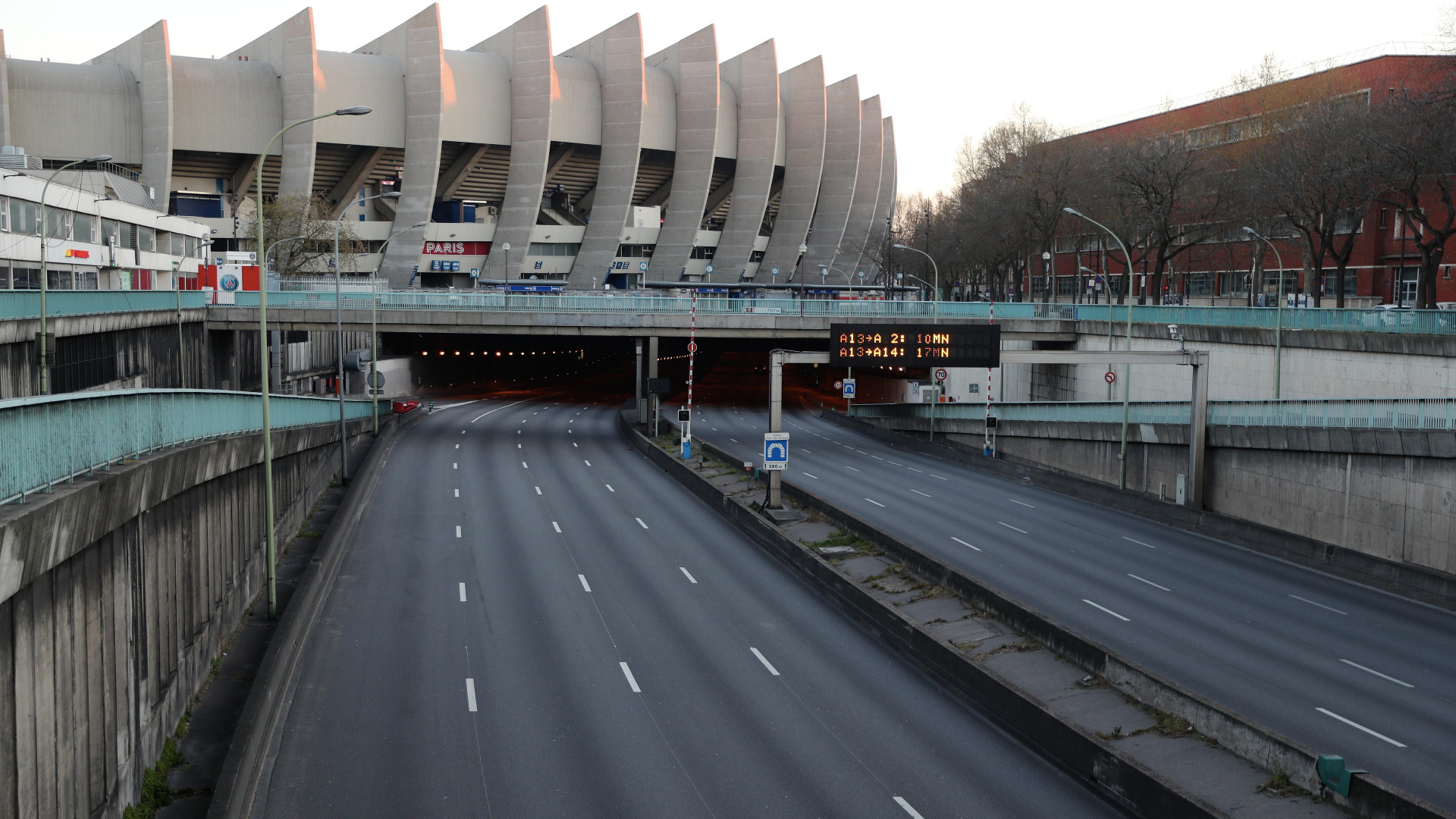 Paris Saint-Germain PSG Parc des Princes Prinzenpark Frankreich Stadion Arena 05042020