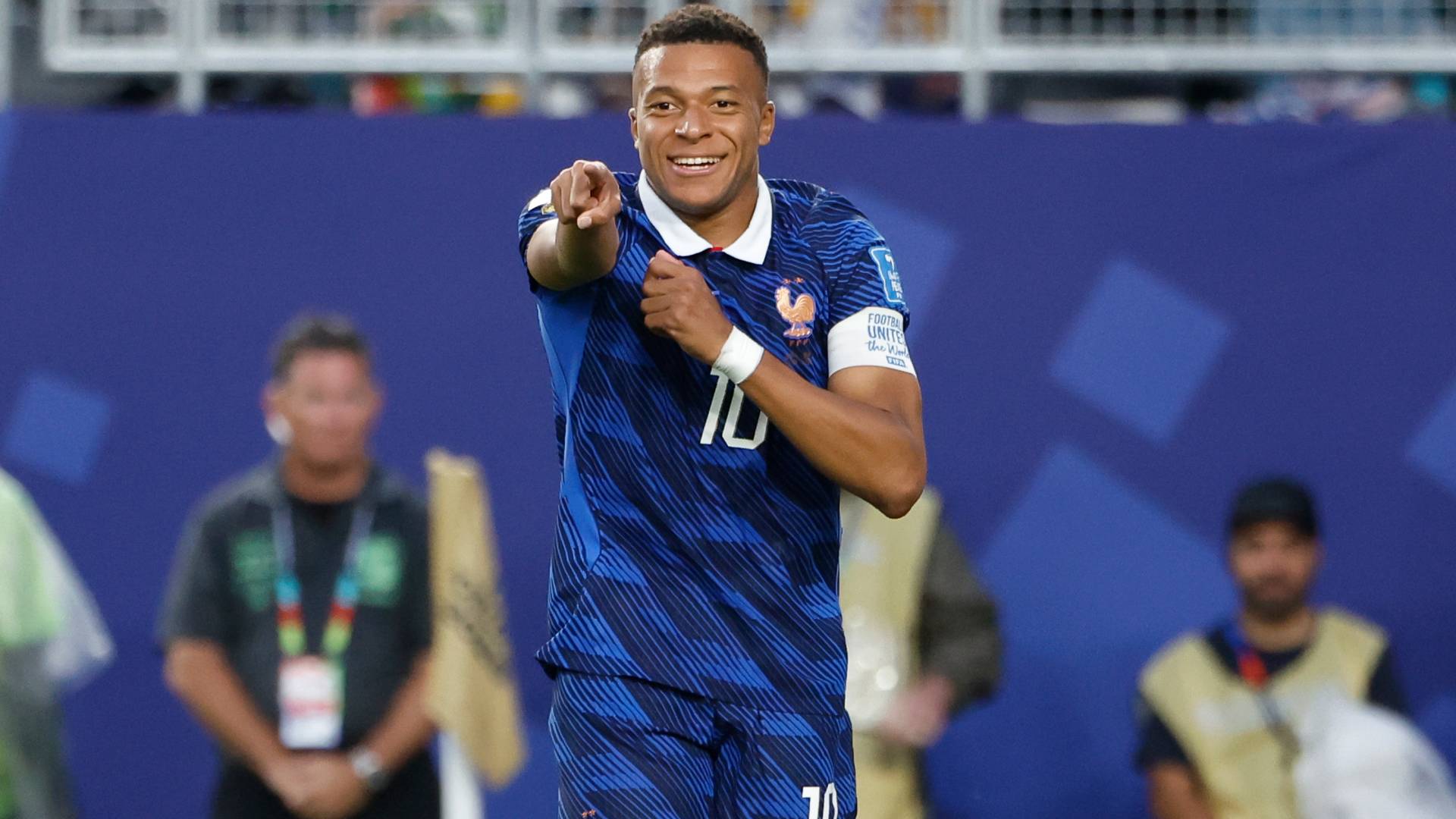 France Kylian Mbappe celebrating against Iraq_22062026