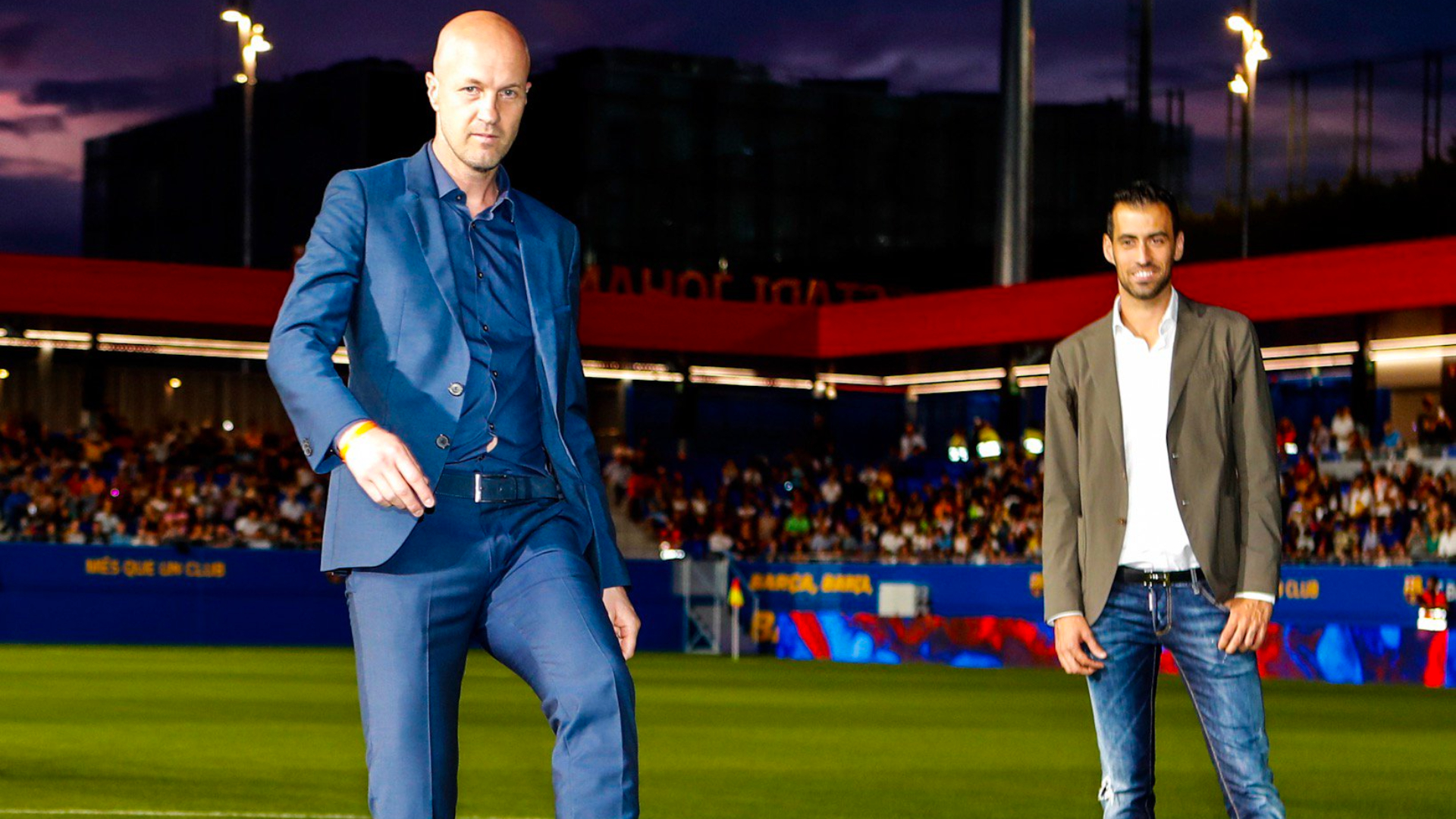 Jordi Cruyff, FC Barcelona, Sergio Busquets