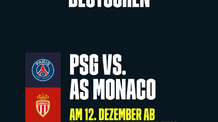 PSG vs. AS Monaco Ligue 1 DAZN 10122021