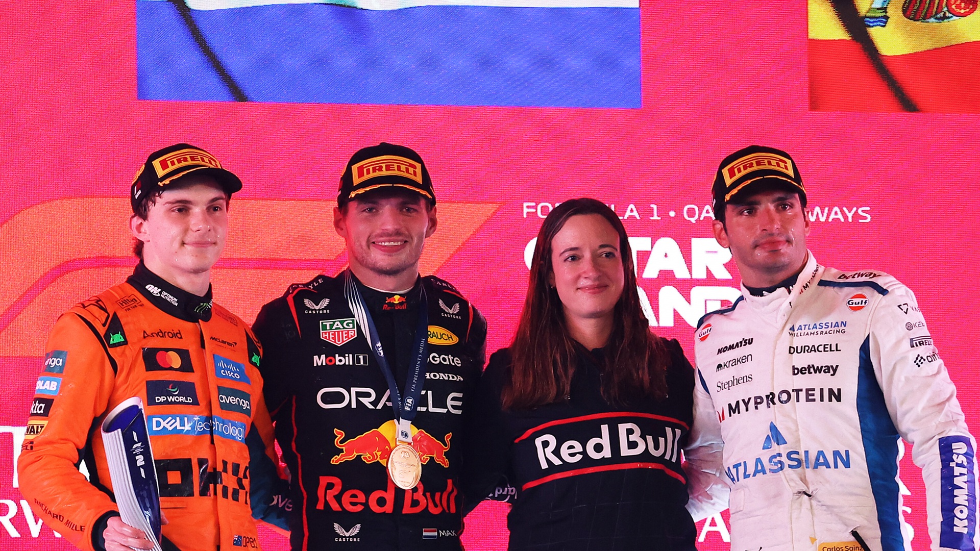 2025-11-30 Verstappen Piastri Sainz F1 Formula 1