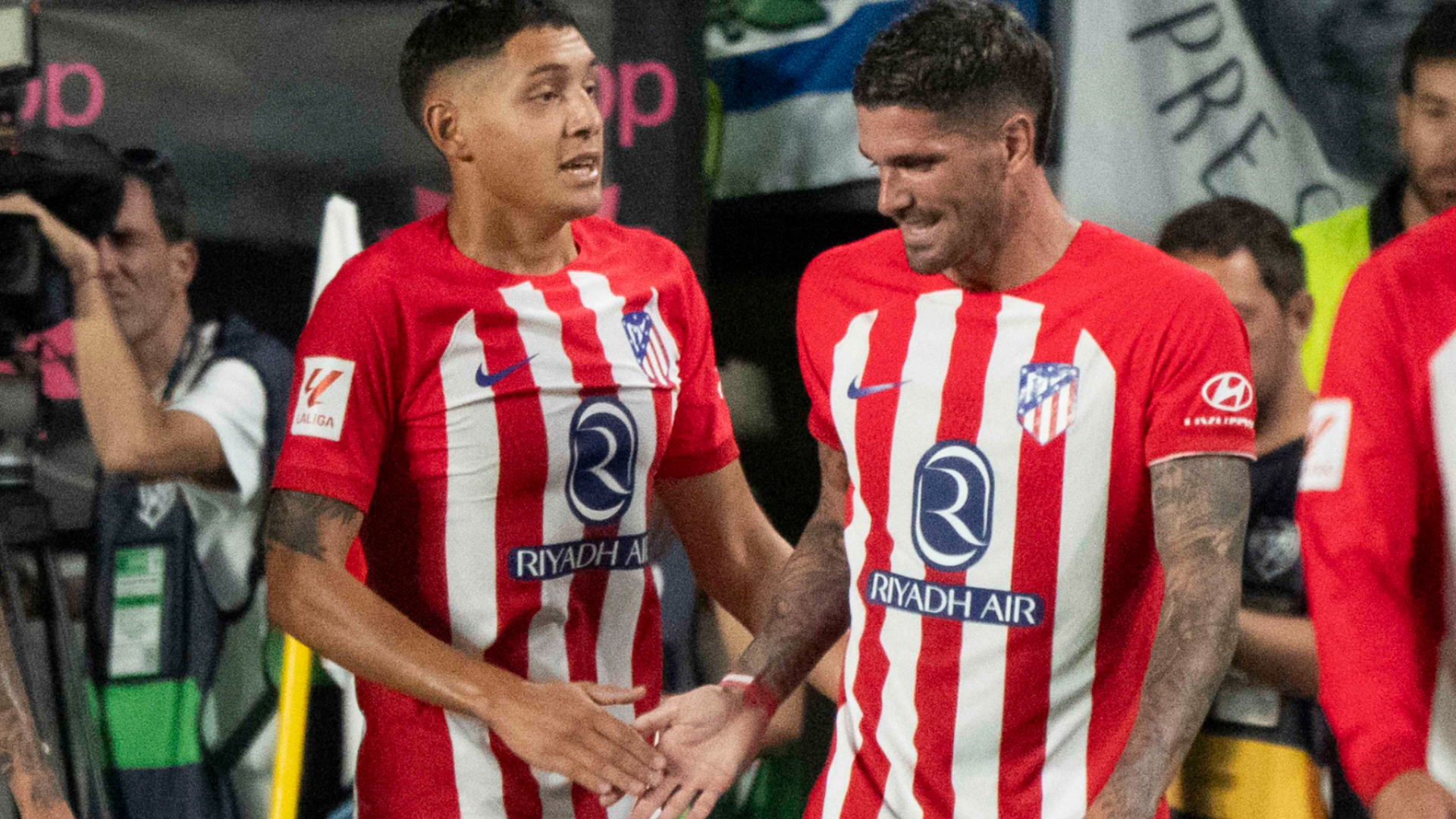 Diego Pablo Simeone, Nahuel Molina, Atlético de Madrid, LALIGA EA SPORTS, Rodrigo de Paul